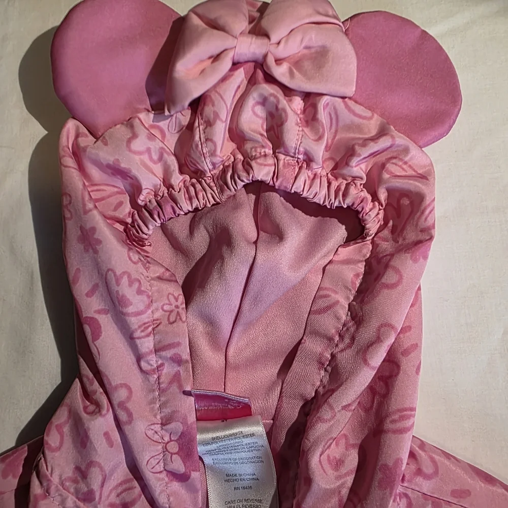 Disney Pink Minnie Mouse Hooded Jacket 3T